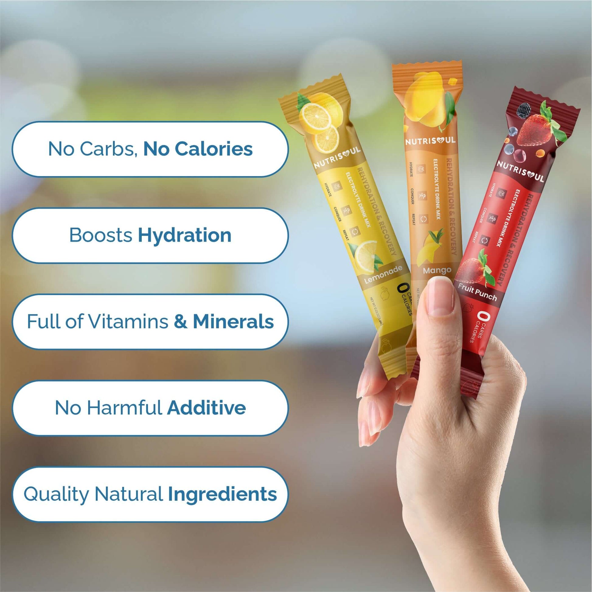 Electrolytes Hydration Powder - NUTRISOUL