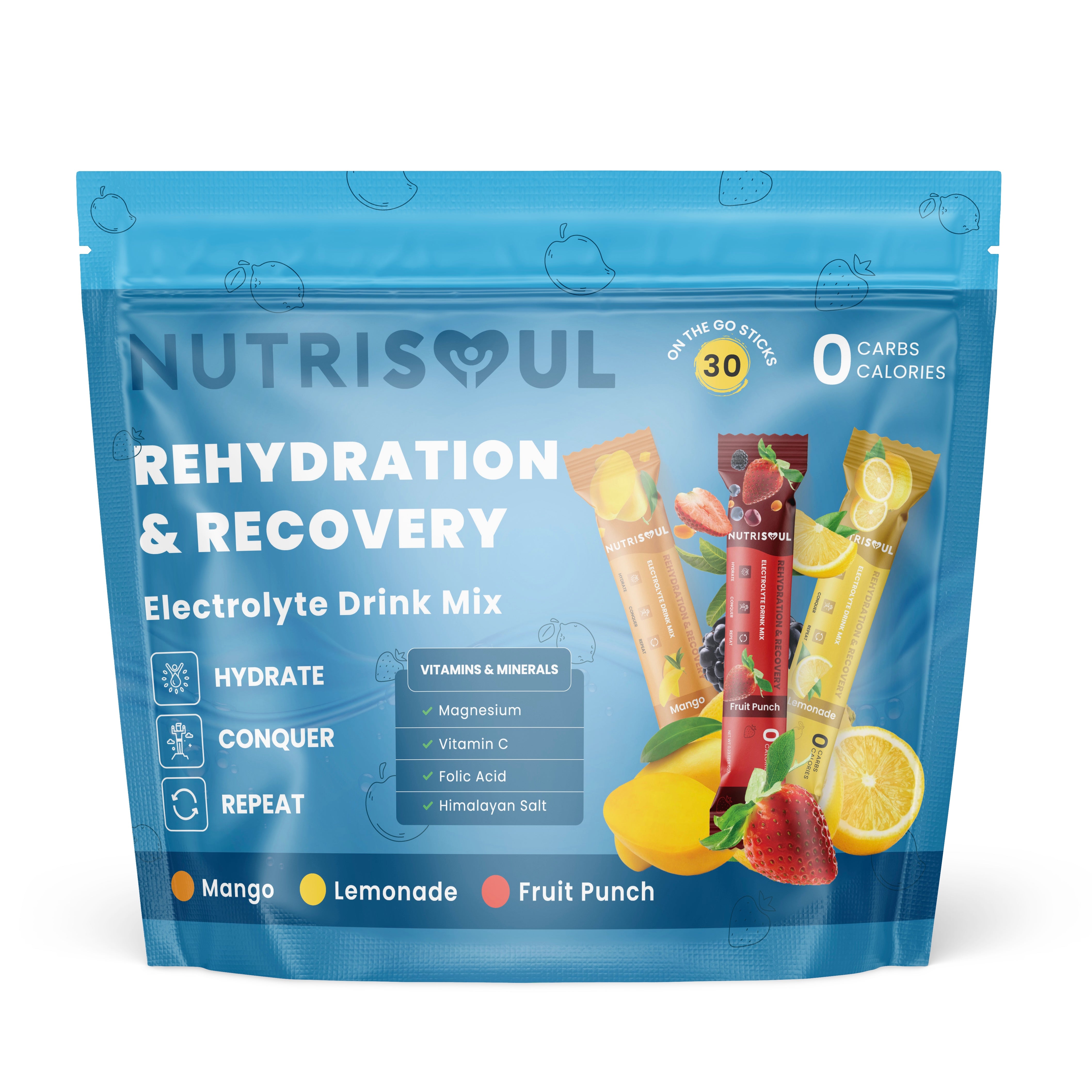 Electrolytes Hydration Powder - NUTRISOUL