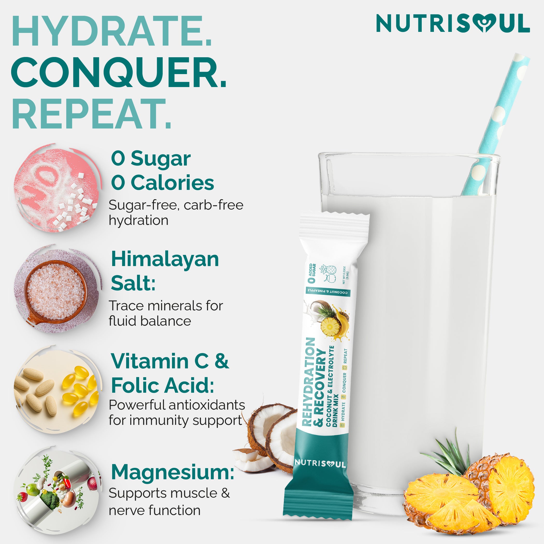 Pineapple & Coconut Rehydration Electrolytes
