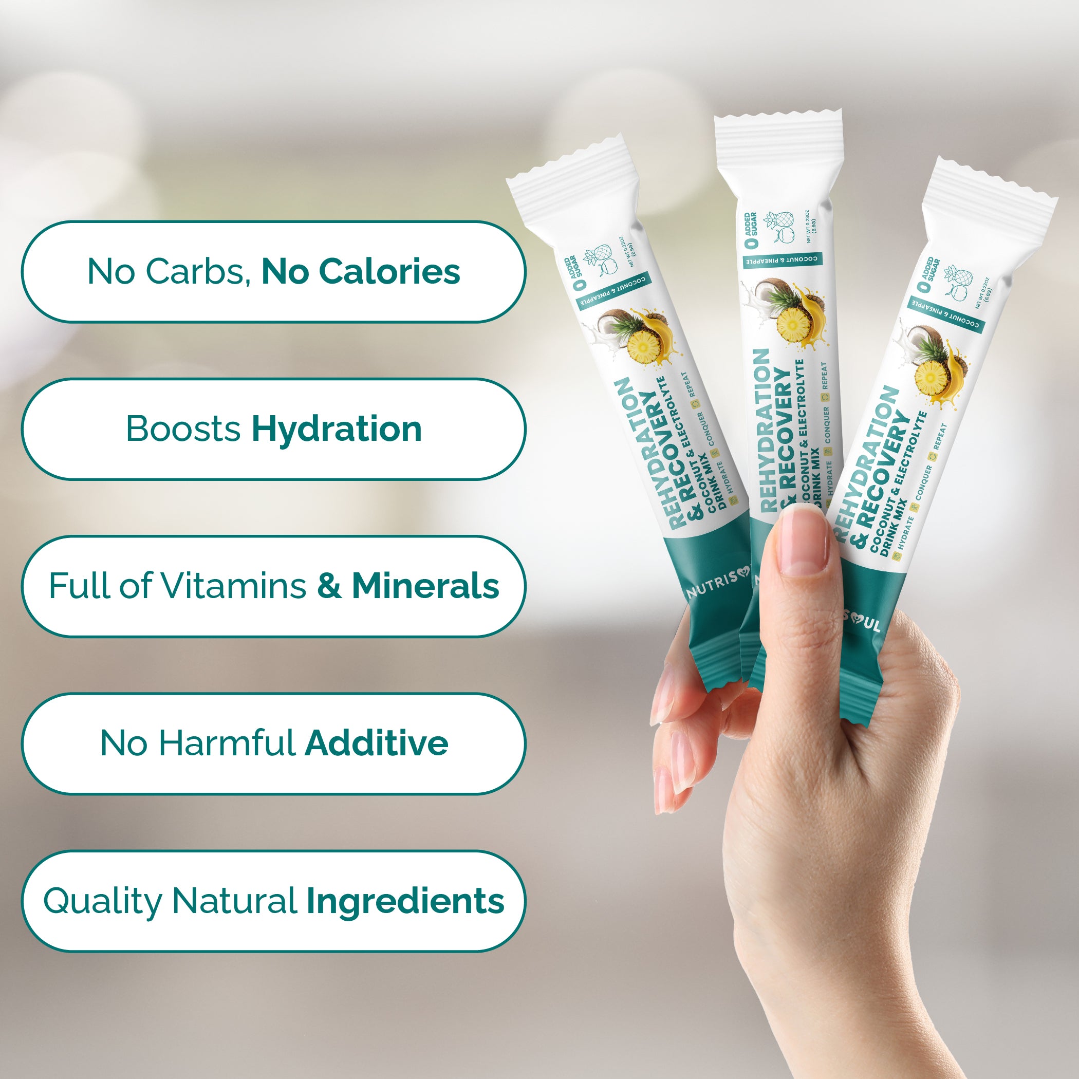 Pineapple & Coconut Rehydration Electrolytes