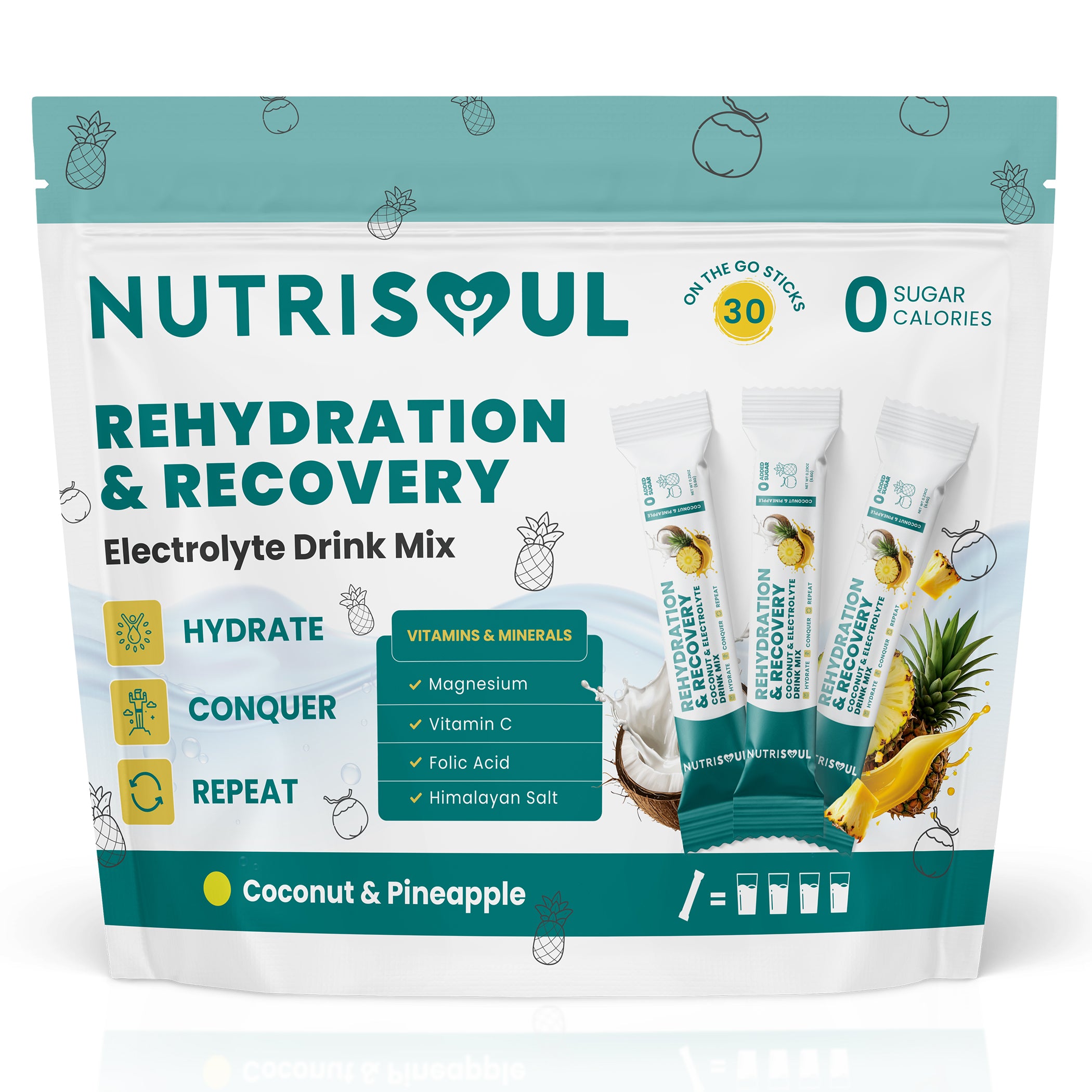Pineapple & Coconut Rehydration Electrolytes